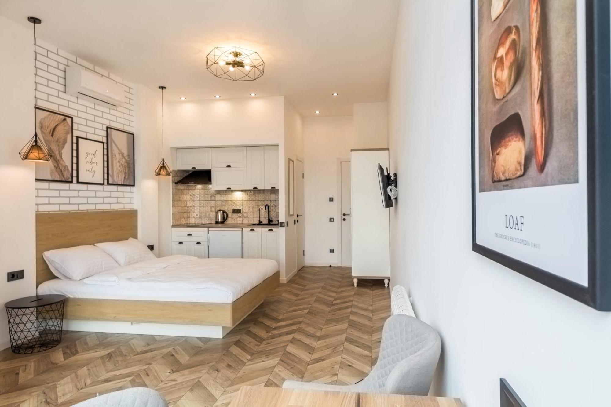 Design Apartments With Panoramic View Kiev Exterior foto